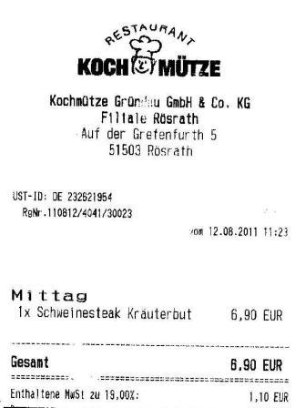 akfd Hffner Kochmtze Restaurant